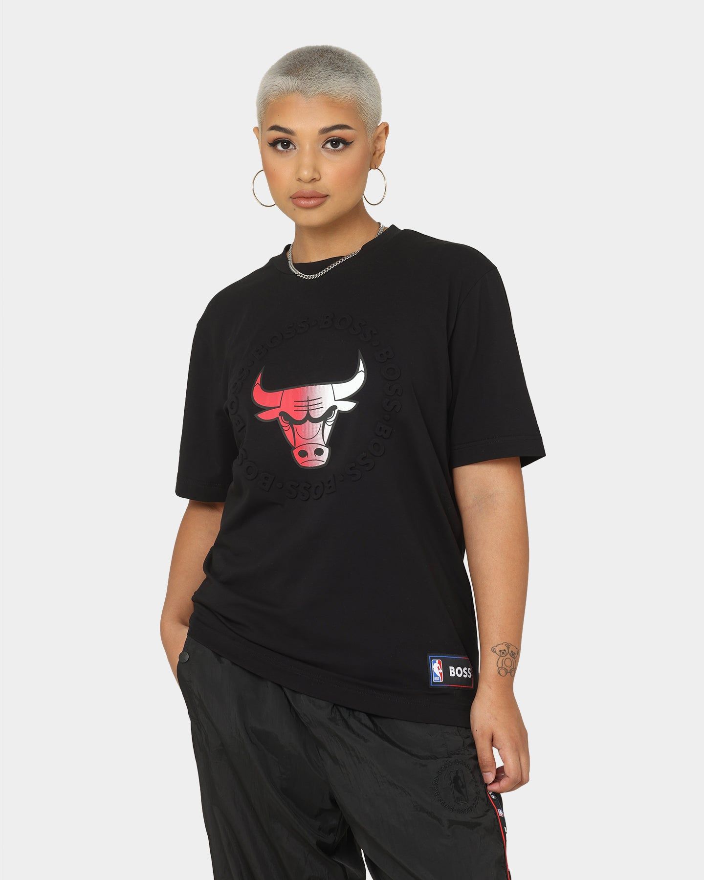 Hugo Boss Hugo Boss X NBA Basic Chicago Bulls Short Sleeve T-Shirt Black sold by Culture Kings