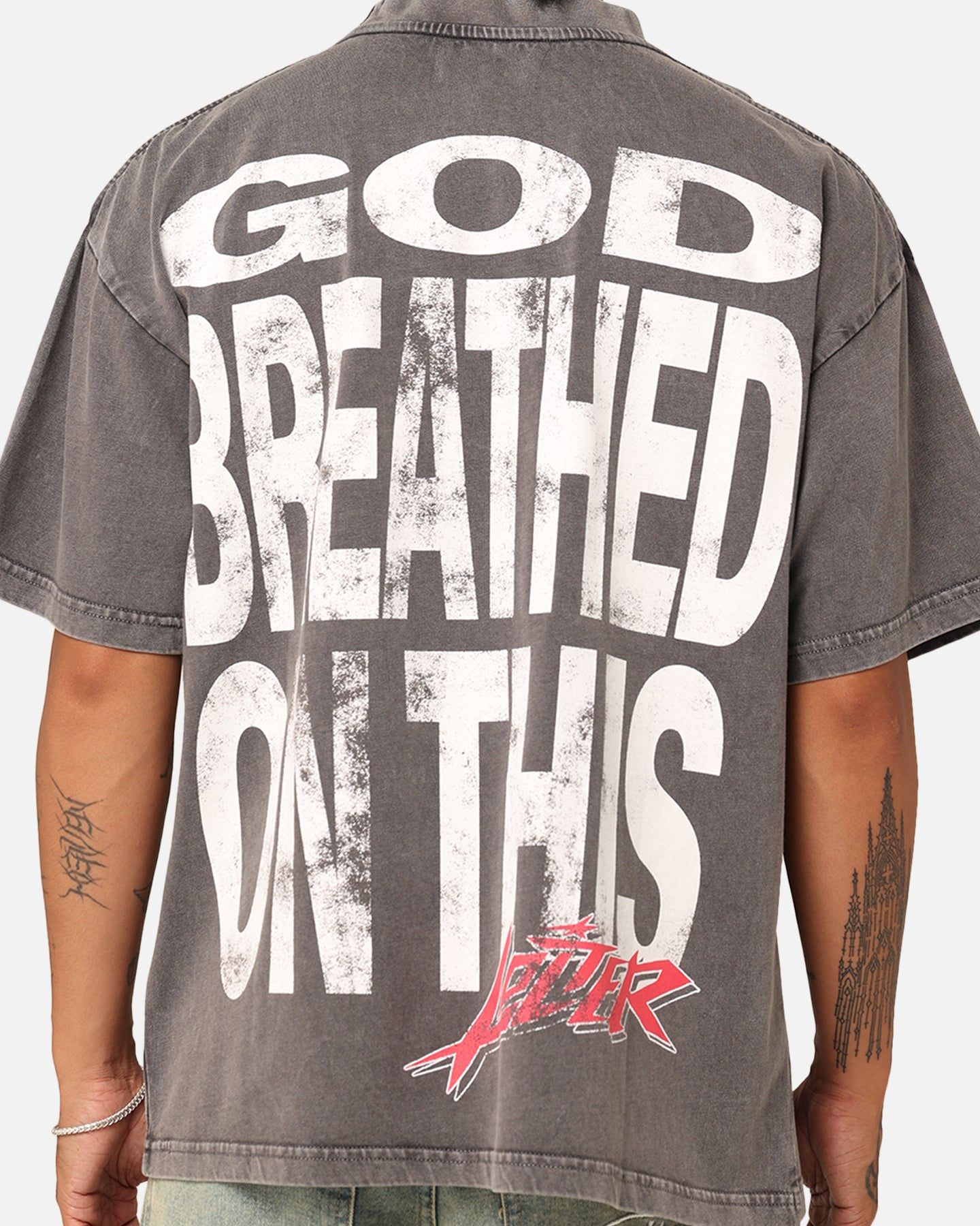 Loiter Dove Vintage T-Shirt Charcoal Grey sold by Culture Kings product image thumbnail 5