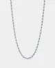 Saint Morta 4mm Rope Chain White Gold sold by Culture Kings