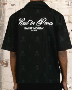 Saint Morta Rest In Pieces Short Sleeve Shirt Black sold by Culture Kings