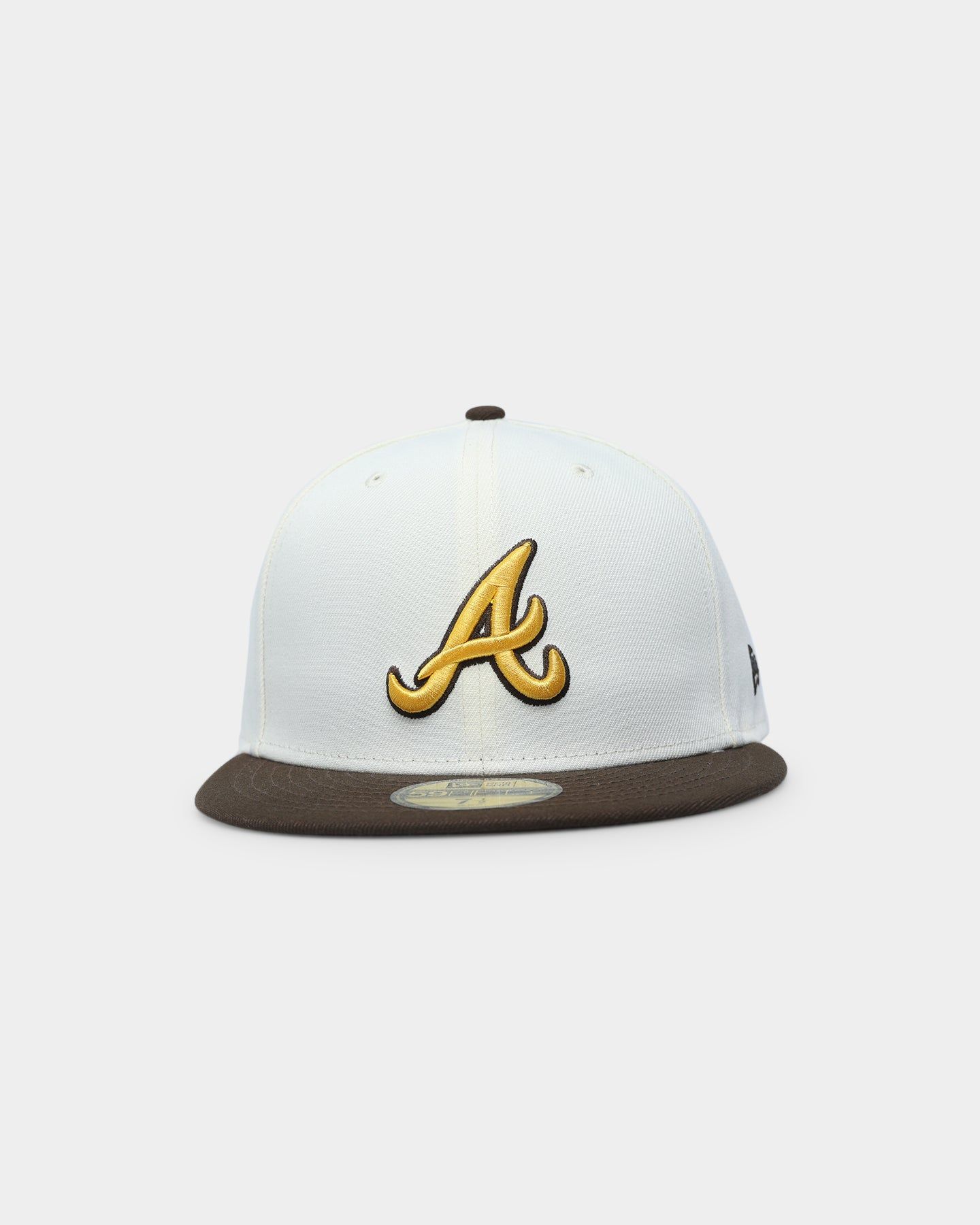 New Era Atlanta Braves 'Cereal' 59FIFTY Fitted Chrome White/Walnut sold by Culture Kings
