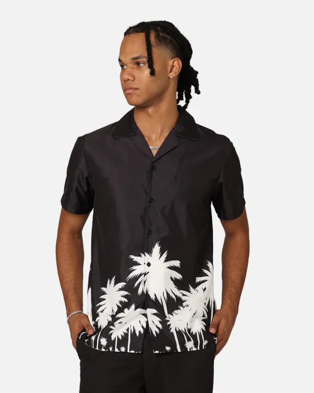 XXIII Coby Palm Button Up Shirt Black/Multi sold by Culture Kings