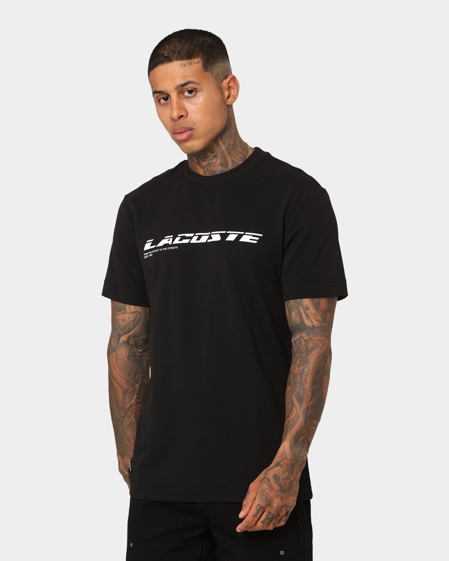 Lacoste Active Pique T-Shirt Black sold by Culture Kings