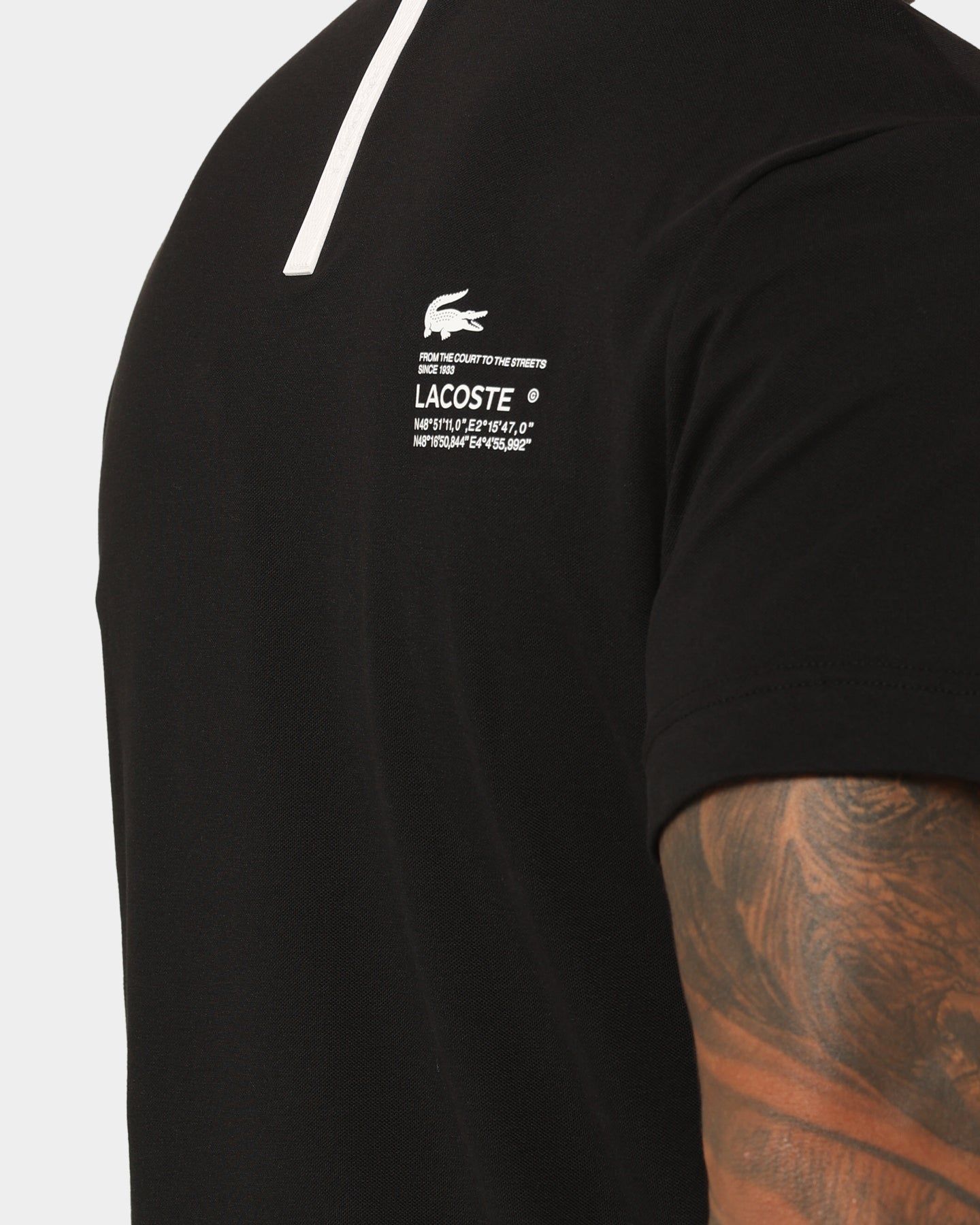Lacoste Active Pique T-Shirt Black sold by Culture Kings product image thumbnail 8