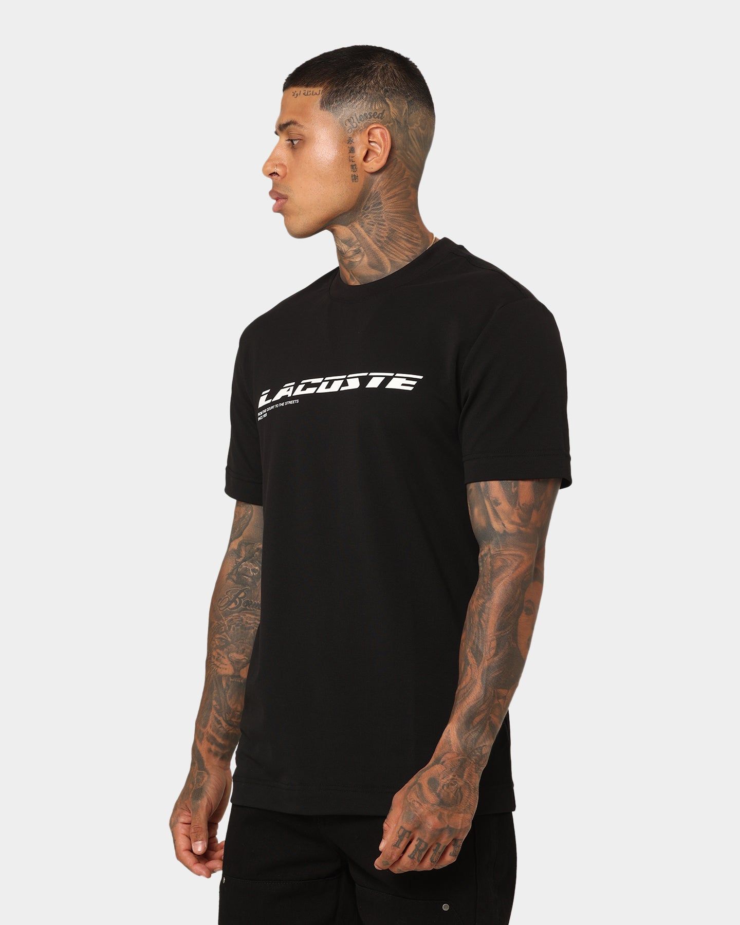 Lacoste Active Pique T-Shirt Black sold by Culture Kings product image thumbnail 6