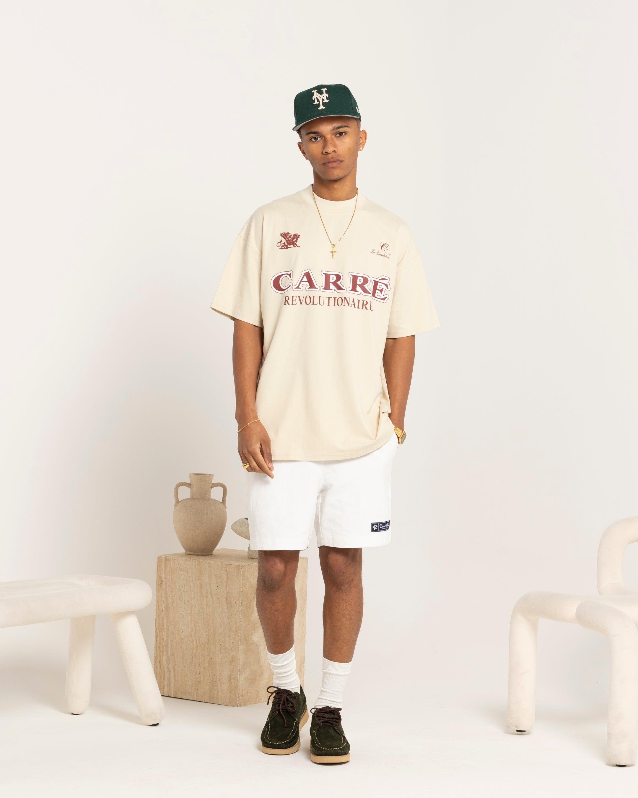 Carre Formula Oversized T-Shirt Off White sold by Culture Kings product image thumbnail 2