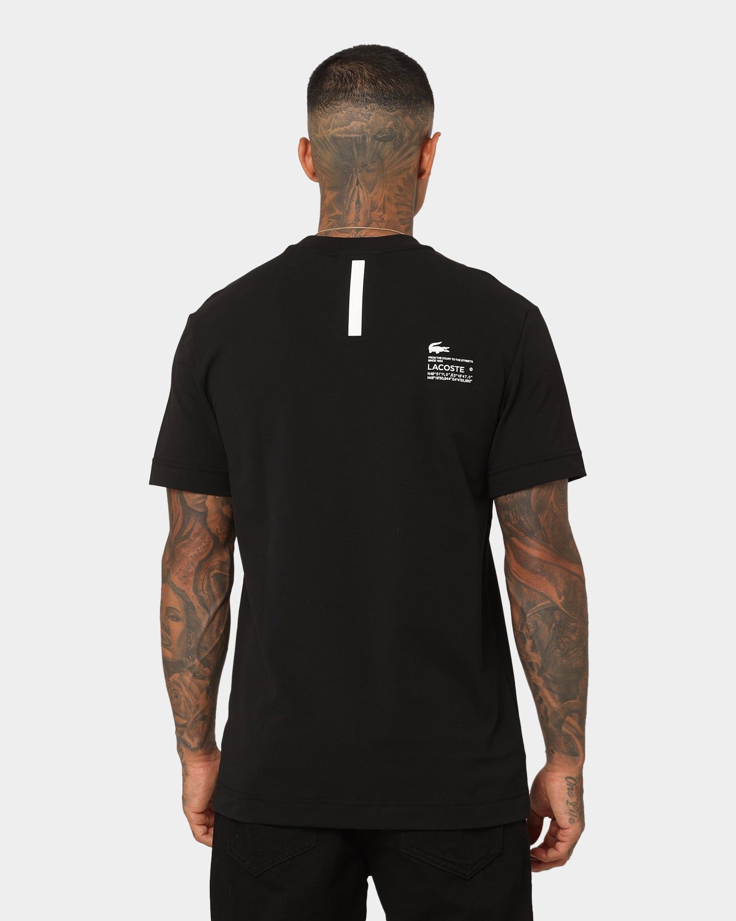 Lacoste Active Pique T-Shirt Black sold by Culture Kings product image thumbnail 4
