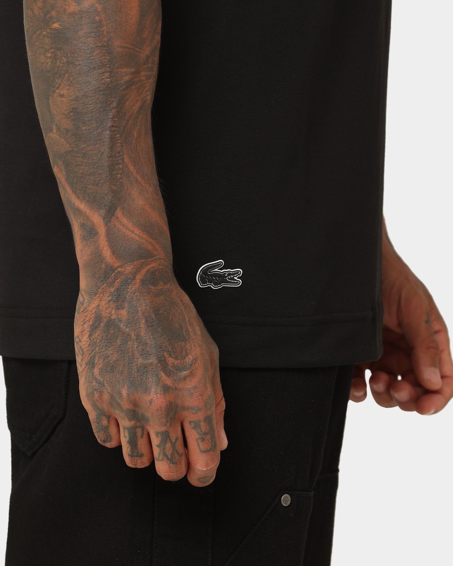 Lacoste Active Pique T-Shirt Black sold by Culture Kings product image thumbnail 7