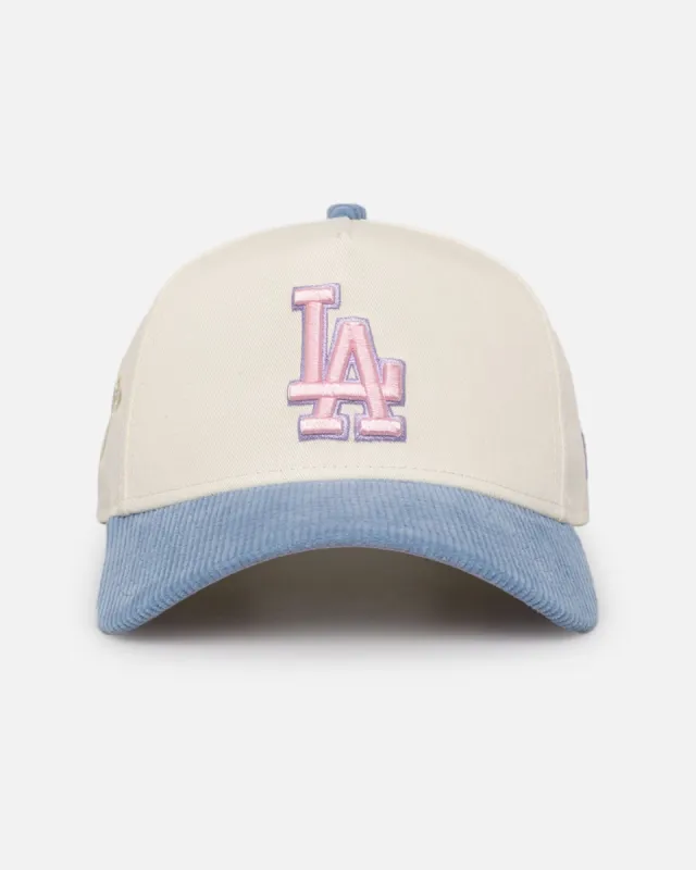 New Era Los Angeles Dodgers 'Easter Corduroy' 9FORTY A-Frame Snapback White/Blue sold by Culture Kings