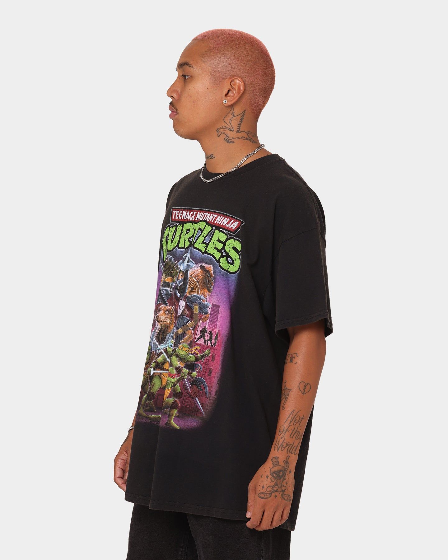 American Thrift American Thrift x Teenage Mutant Ninja Turtles Poster Vintage T-Shirt Vintage Black sold by Culture Kings product image thumbnail 6