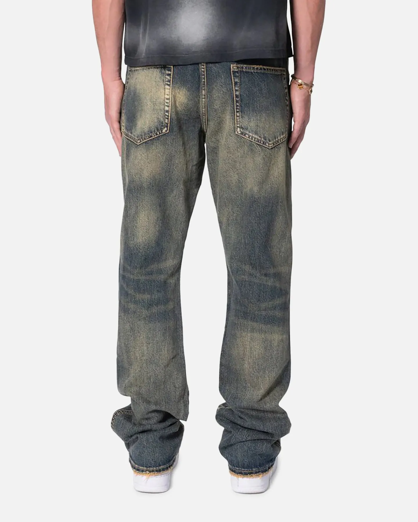 MNML B384 Flare Denim Jeans Rust sold by Culture Kings product image thumbnail 4