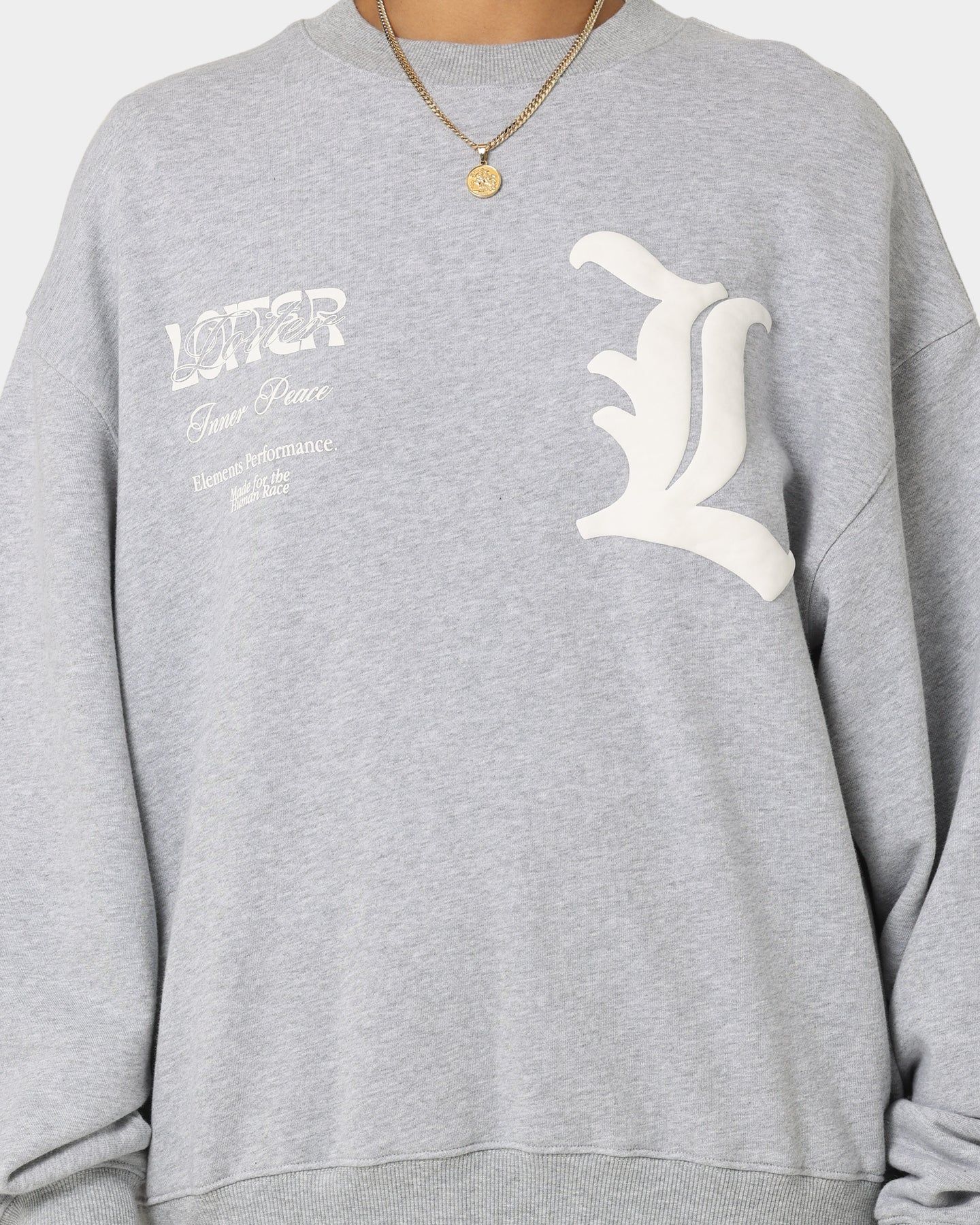 Loiter Art Studio Crewneck Grey sold by Culture Kings product image thumbnail 5