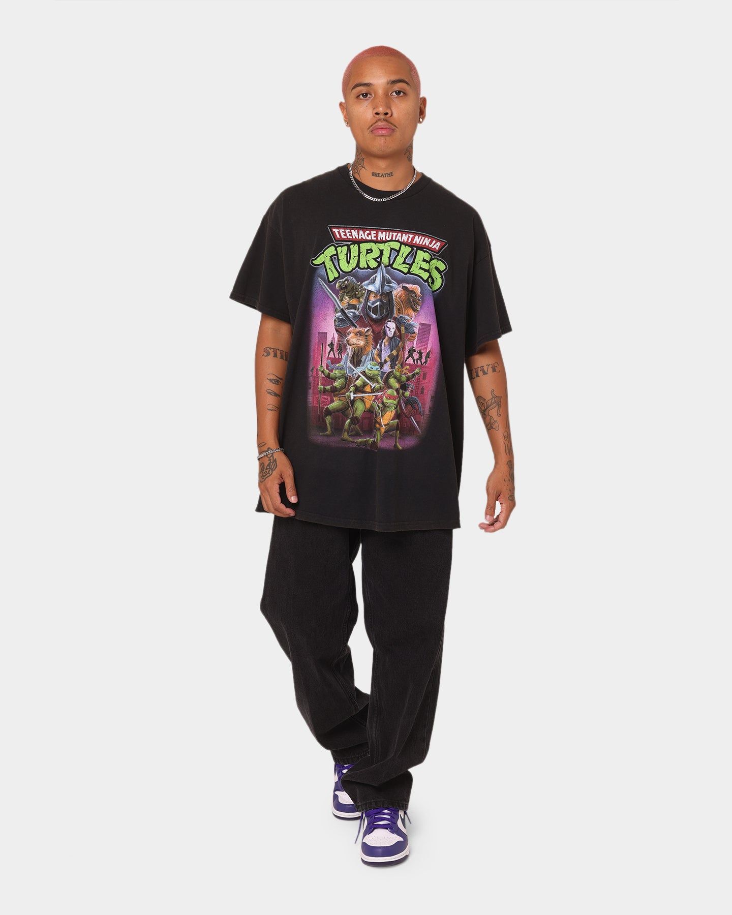 American Thrift American Thrift x Teenage Mutant Ninja Turtles Poster Vintage T-Shirt Vintage Black sold by Culture Kings product image thumbnail 2