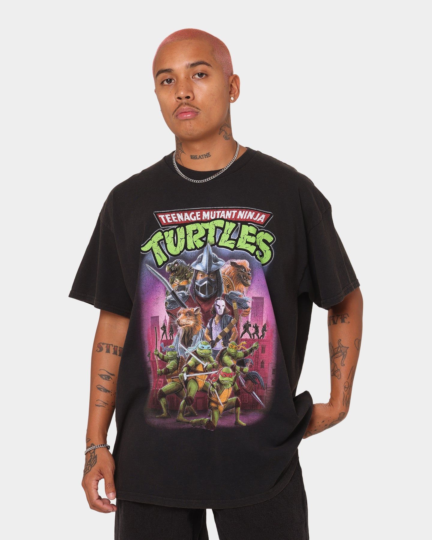 American Thrift American Thrift x Teenage Mutant Ninja Turtles Poster Vintage T-Shirt Vintage Black sold by Culture Kings