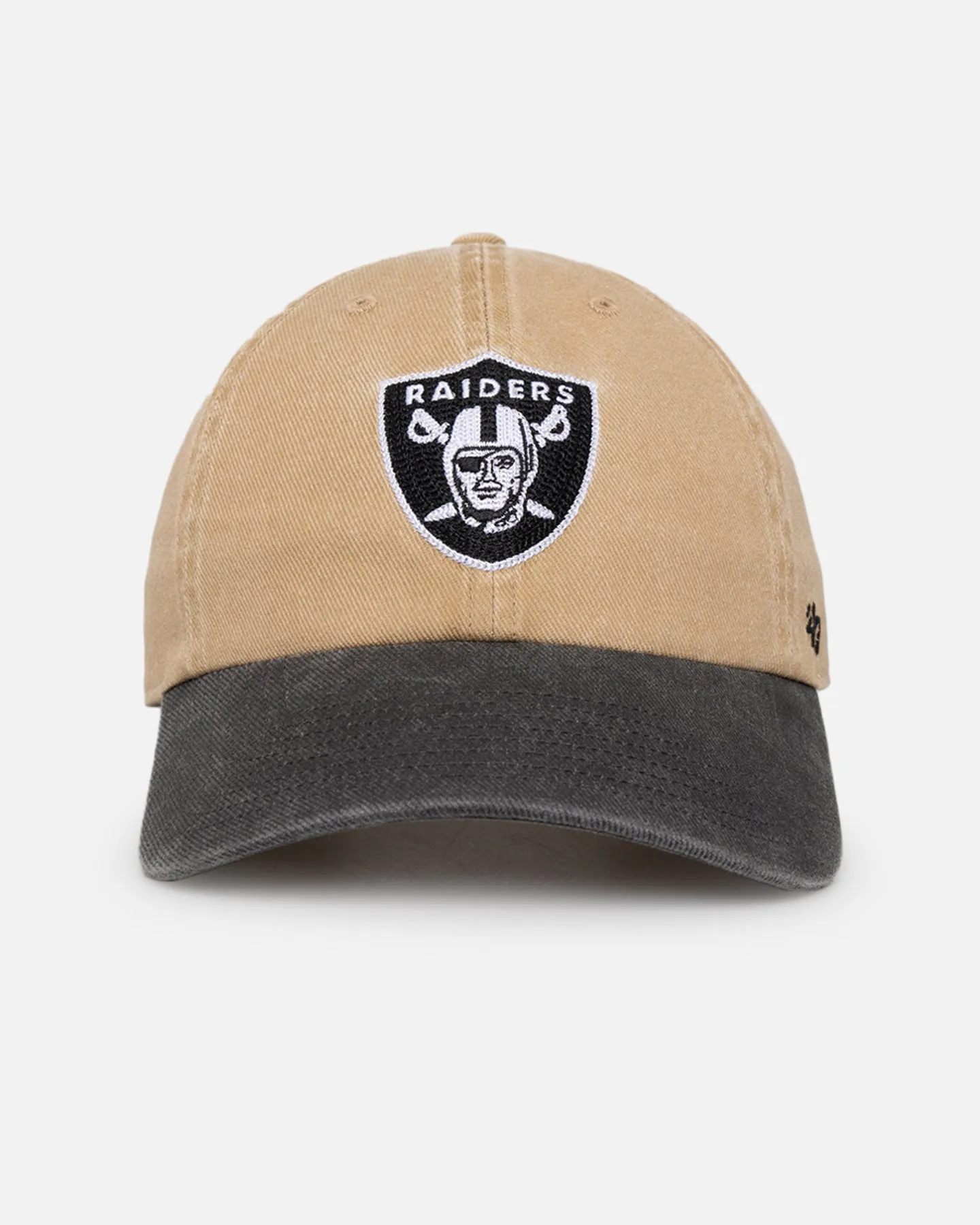 47 Brand Las Vegas Raiders 'Apollo Chain' 47 Clean Up Strapback Khaki sold by Culture Kings