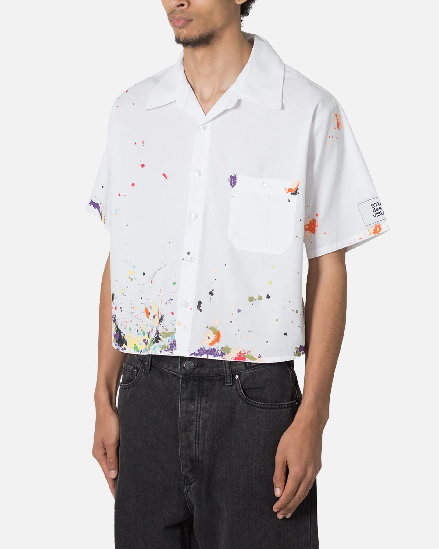 MNML Poplin Painter Short Sleeve Shirt White sold by Culture Kings product image thumbnail 2