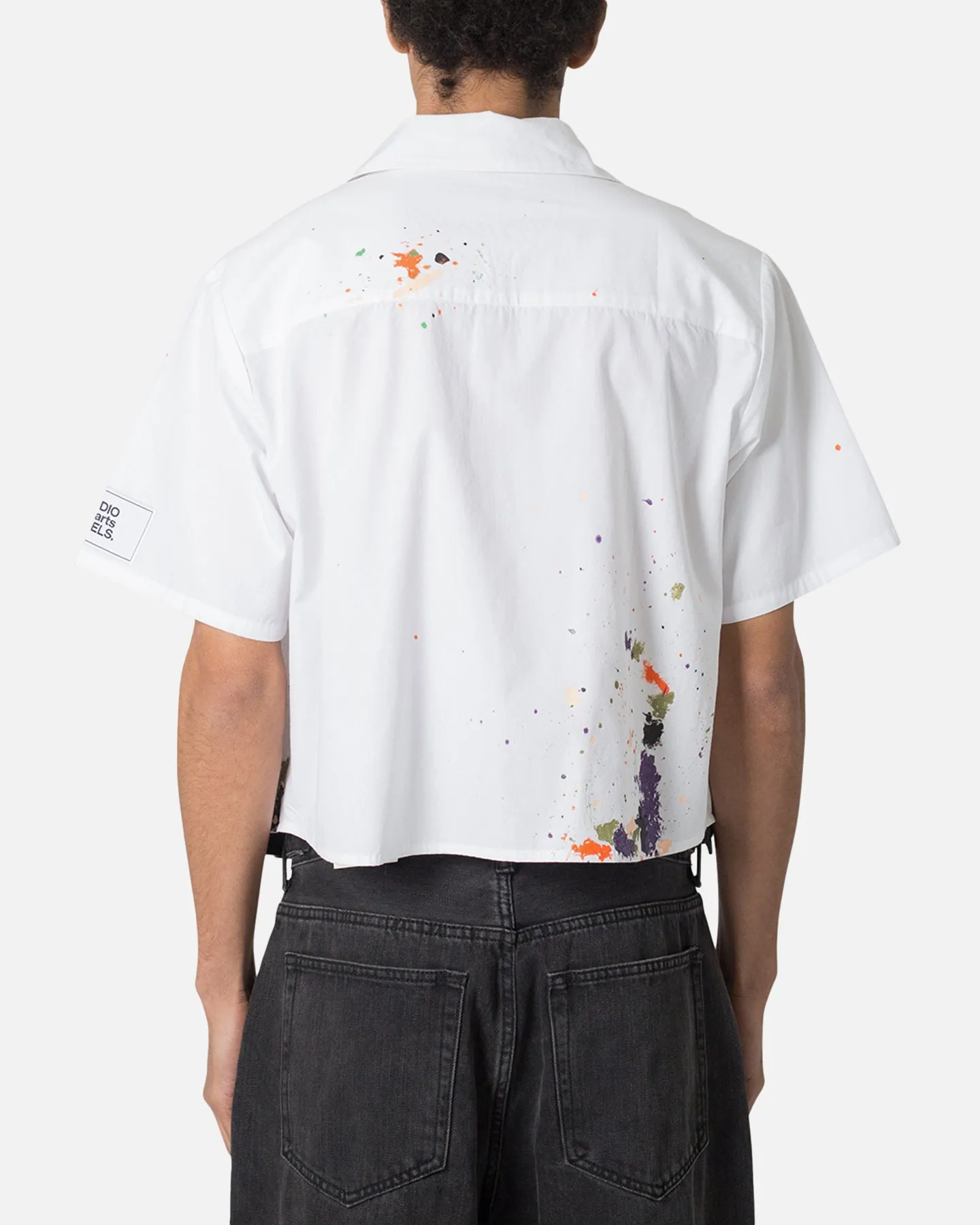MNML Poplin Painter Short Sleeve Shirt White sold by Culture Kings product image thumbnail 4