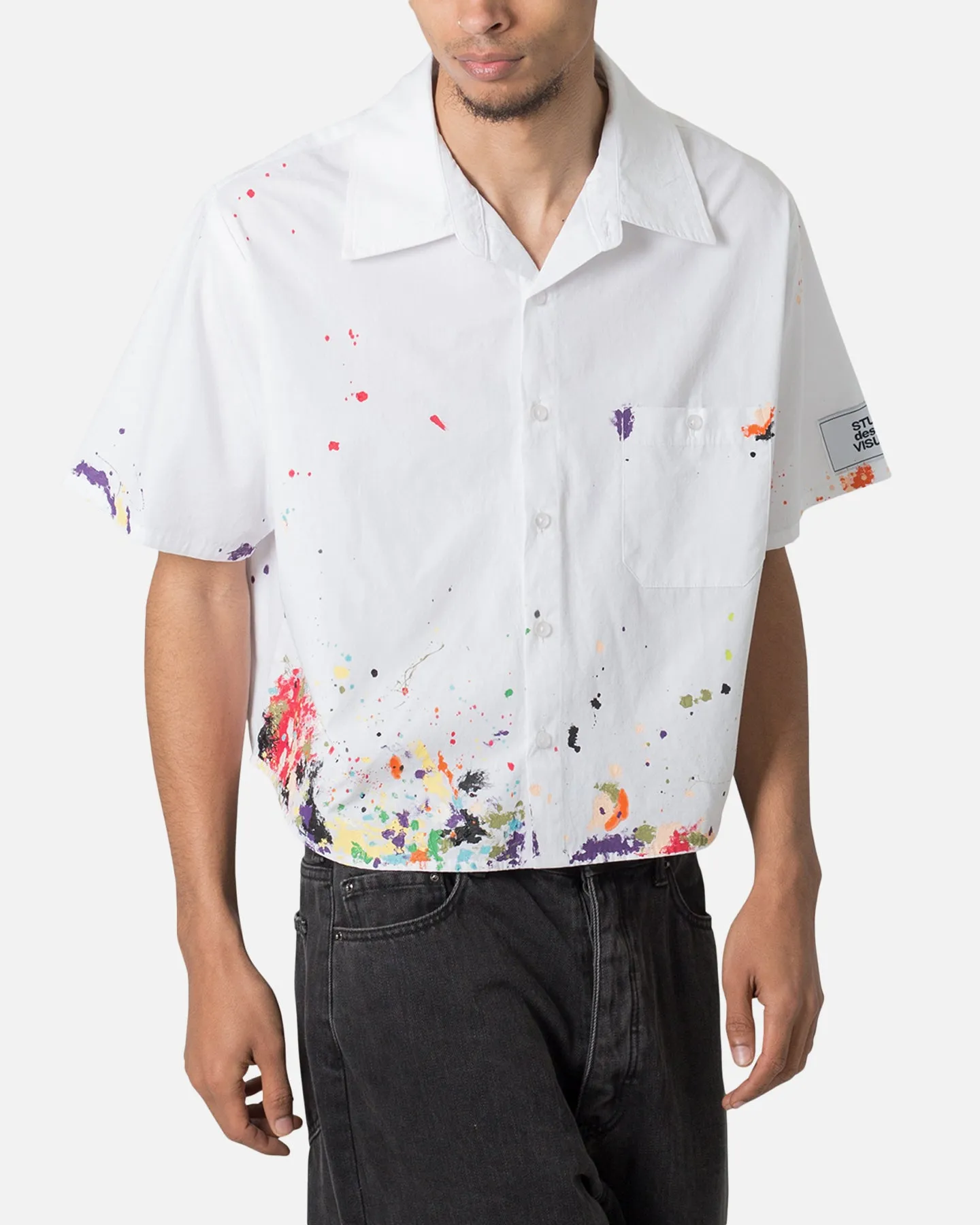 MNML Poplin Painter Short Sleeve Shirt White sold by Culture Kings product image thumbnail 5