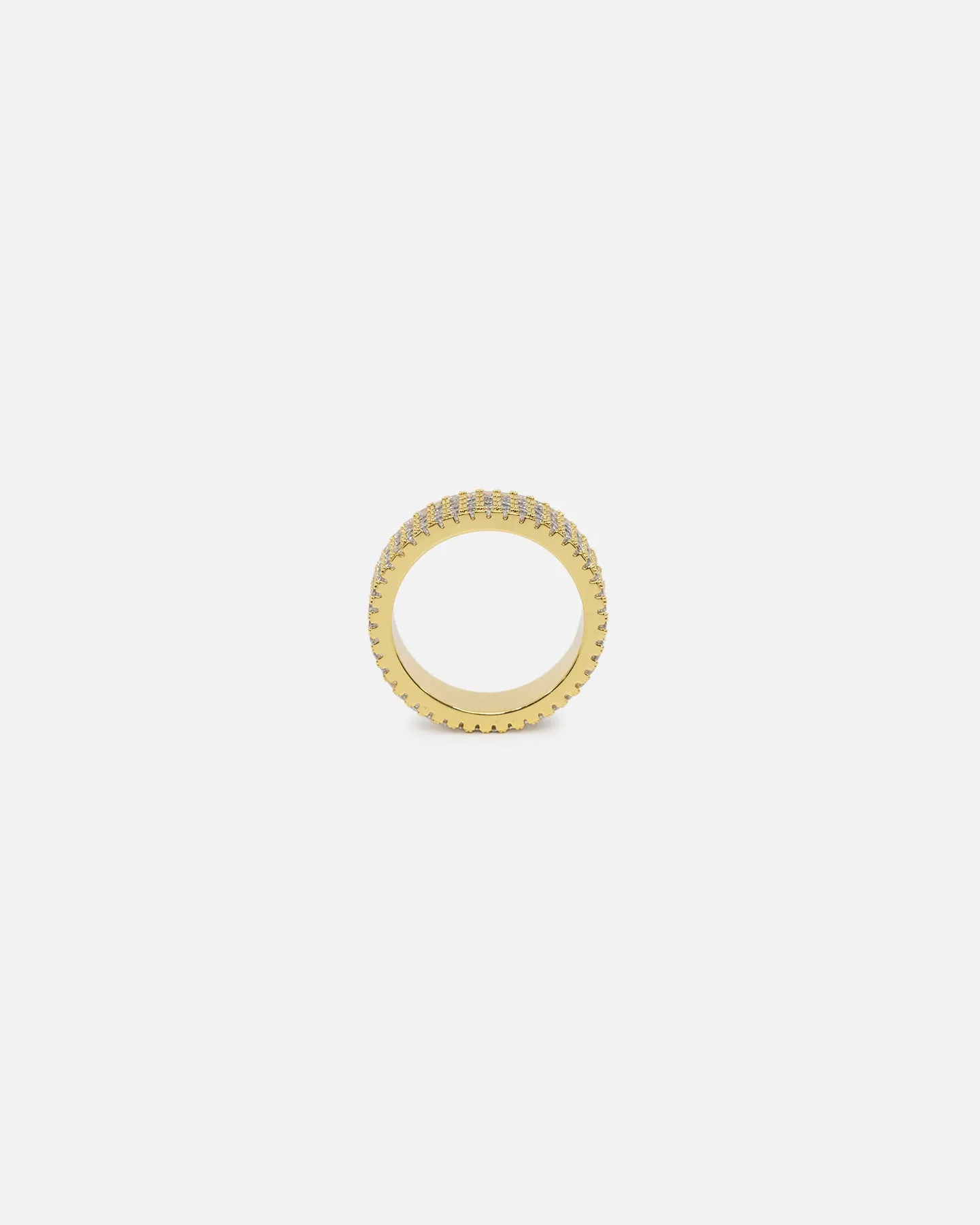 Saint Morta Round Cut Iced Band Ring Iced Gold sold by Culture Kings product image thumbnail 5
