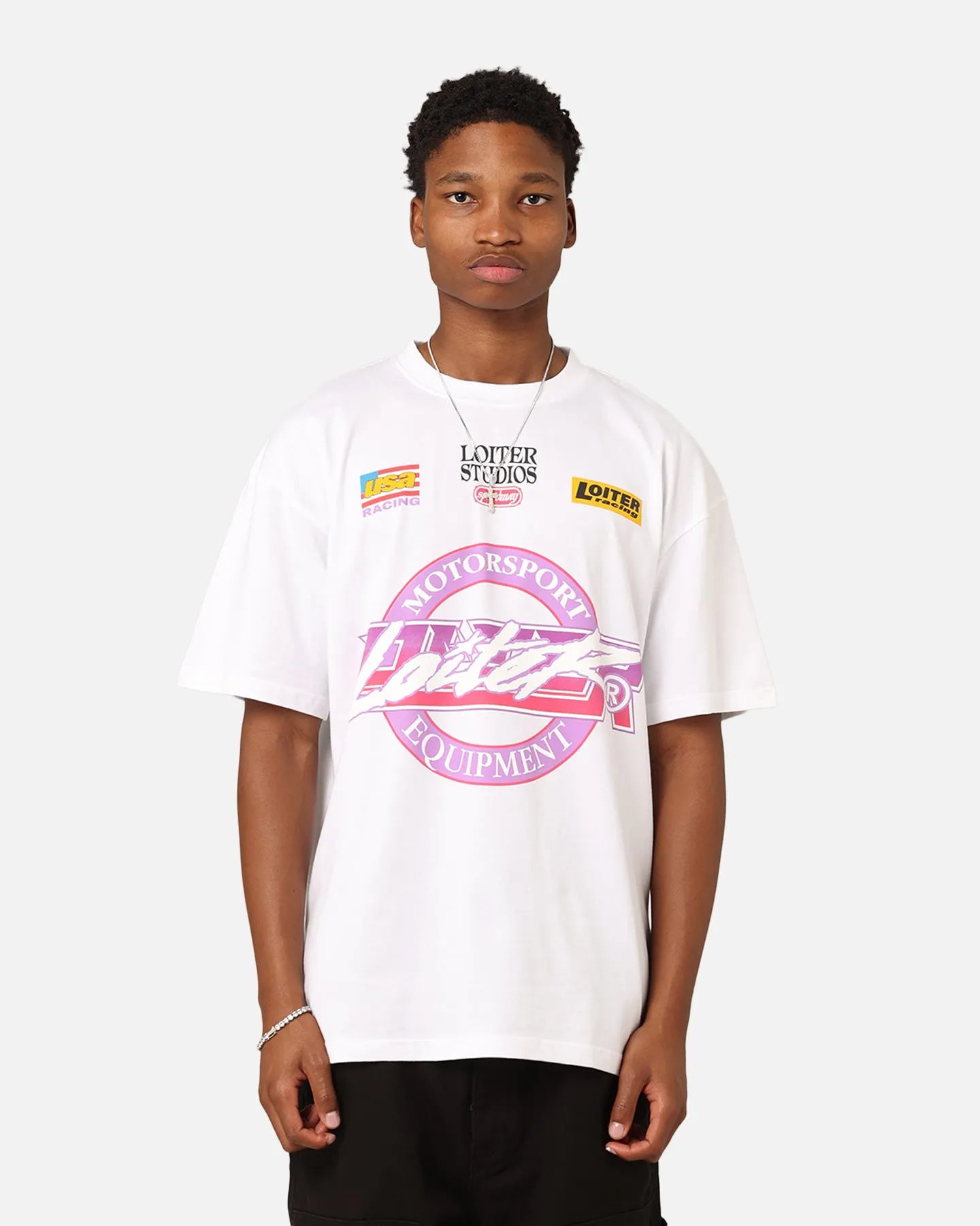 Loiter Motorsport T-Shirt White sold by Culture Kings