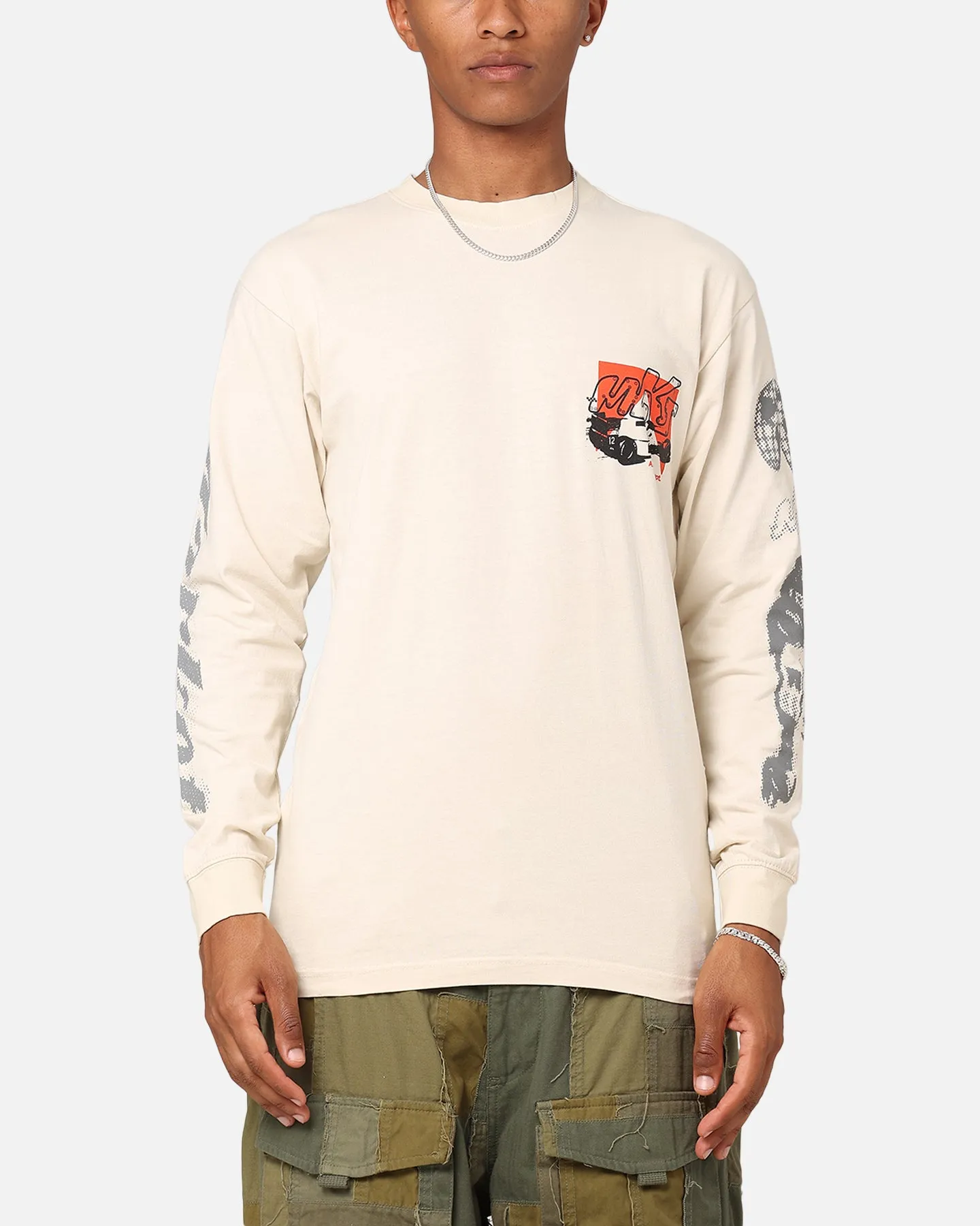 Market Corsa Long Sleeve T-Shirt Ecru sold by Culture Kings product image thumbnail 2