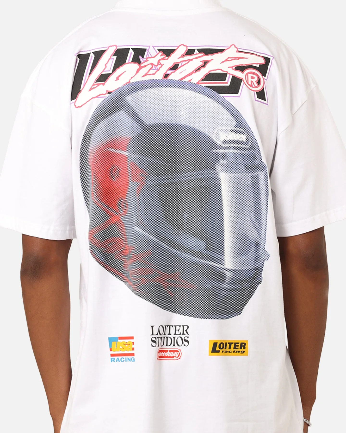 Loiter Motorsport T-Shirt White sold by Culture Kings product image thumbnail 5