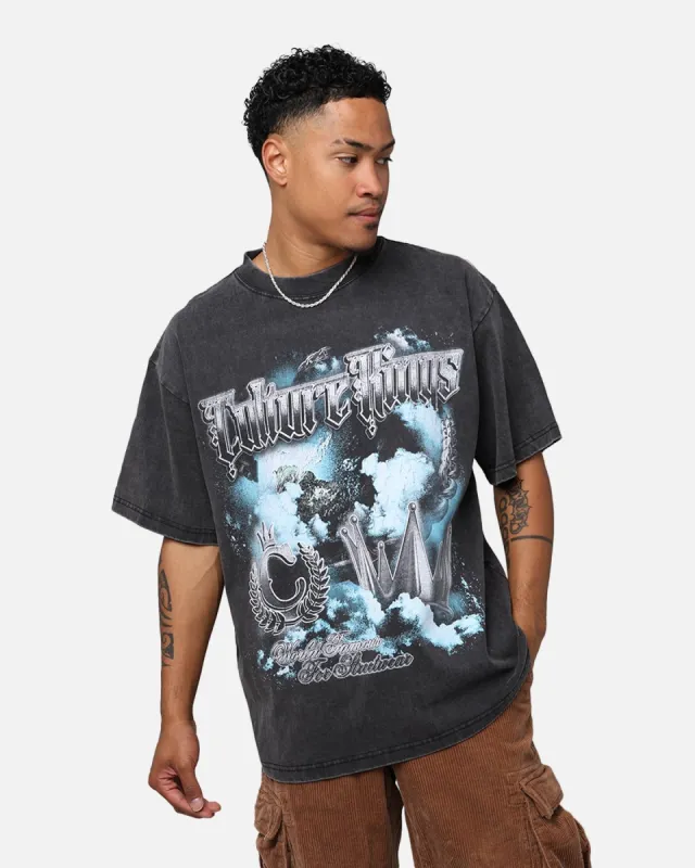 Culture Kings Crown T-Shirt Washed Black sold by Culture Kings