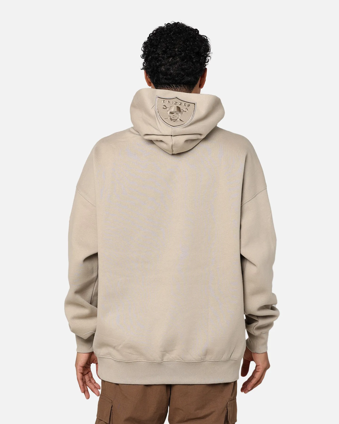 Pro Standard Las Vegas Raiders Drop Shoulder Hoodie Taupe sold by Culture Kings product image thumbnail 3