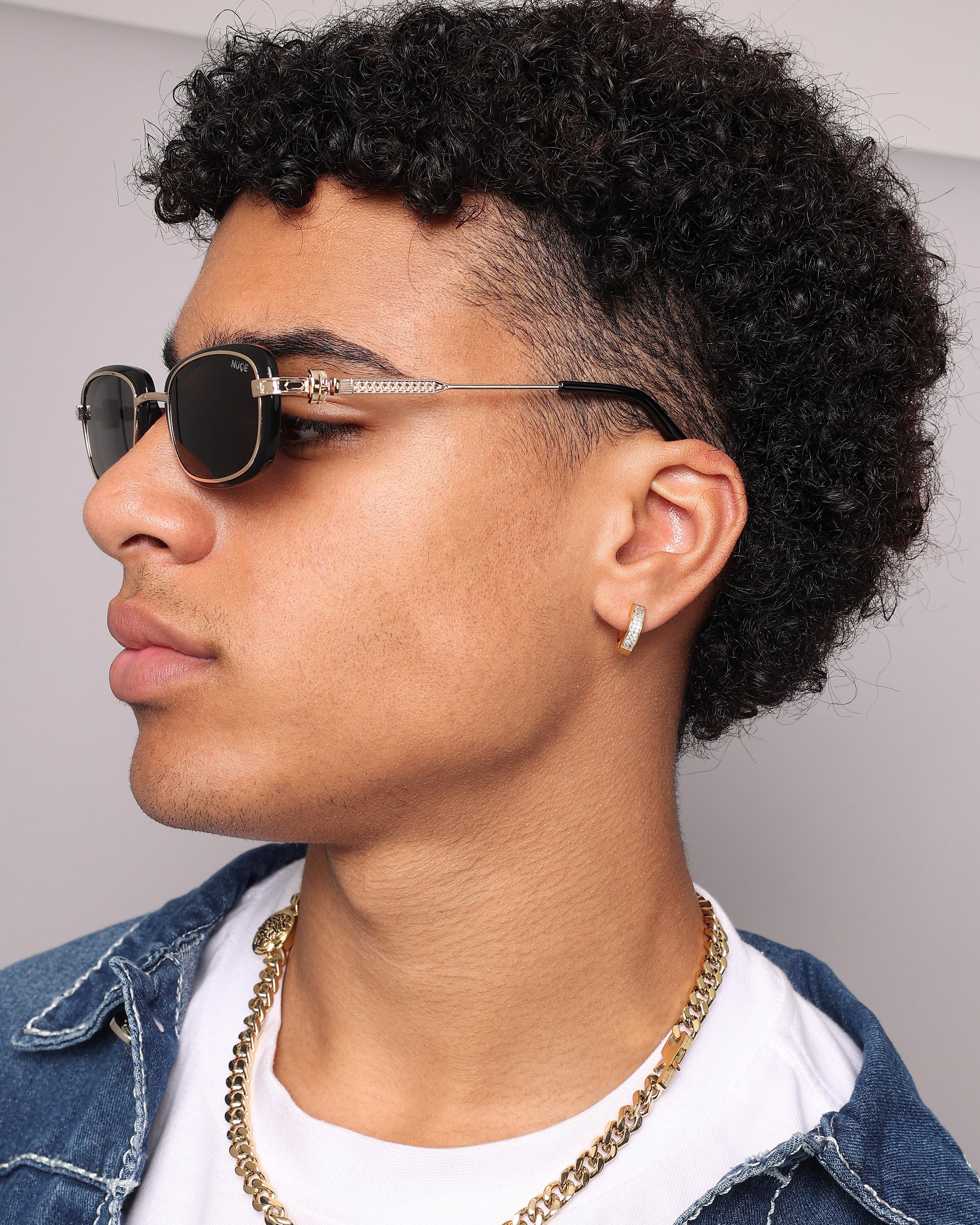 Nuqe Maverick Sunglasses Black/Gold sold by Culture Kings