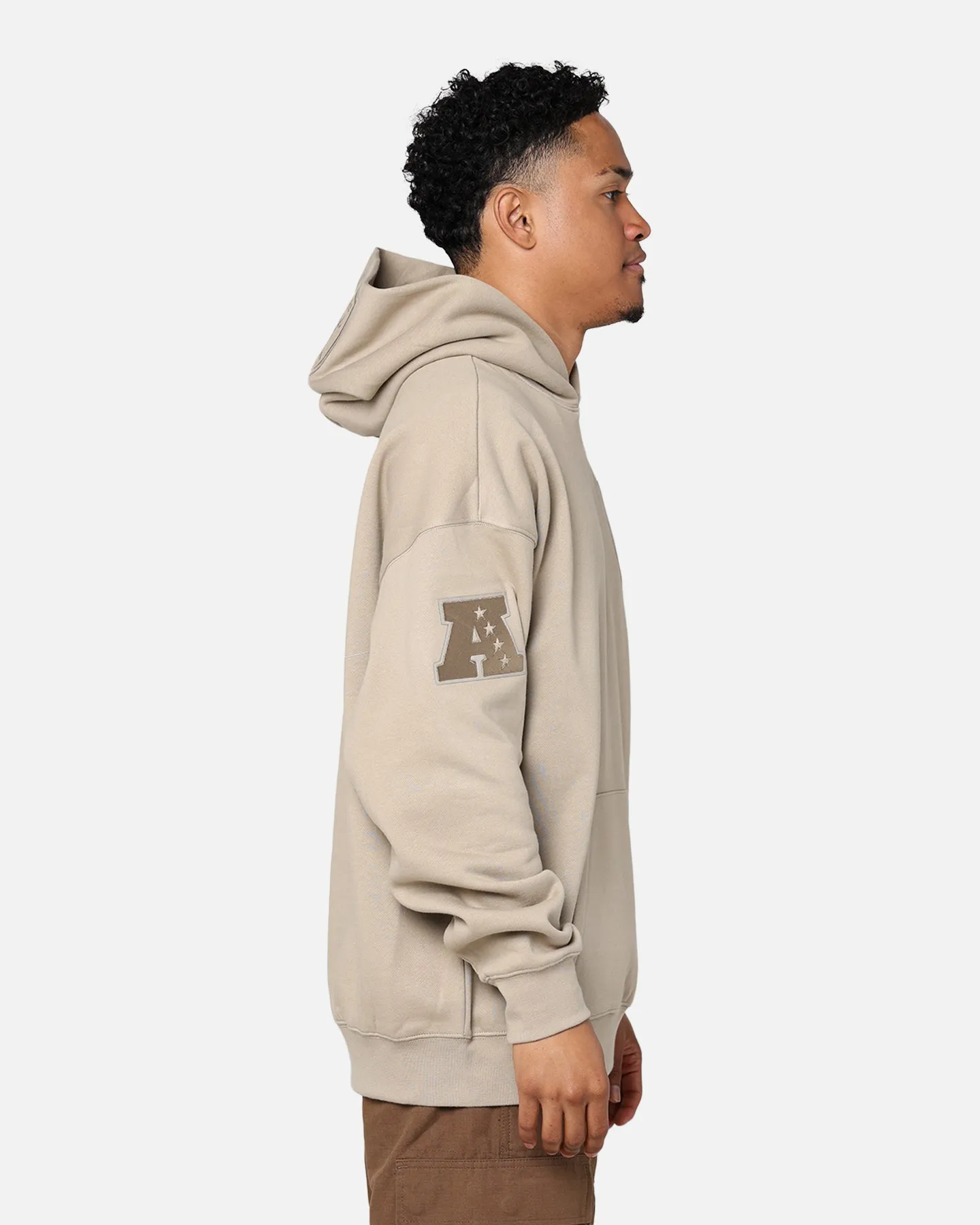 Pro Standard Las Vegas Raiders Drop Shoulder Hoodie Taupe sold by Culture Kings product image thumbnail 4