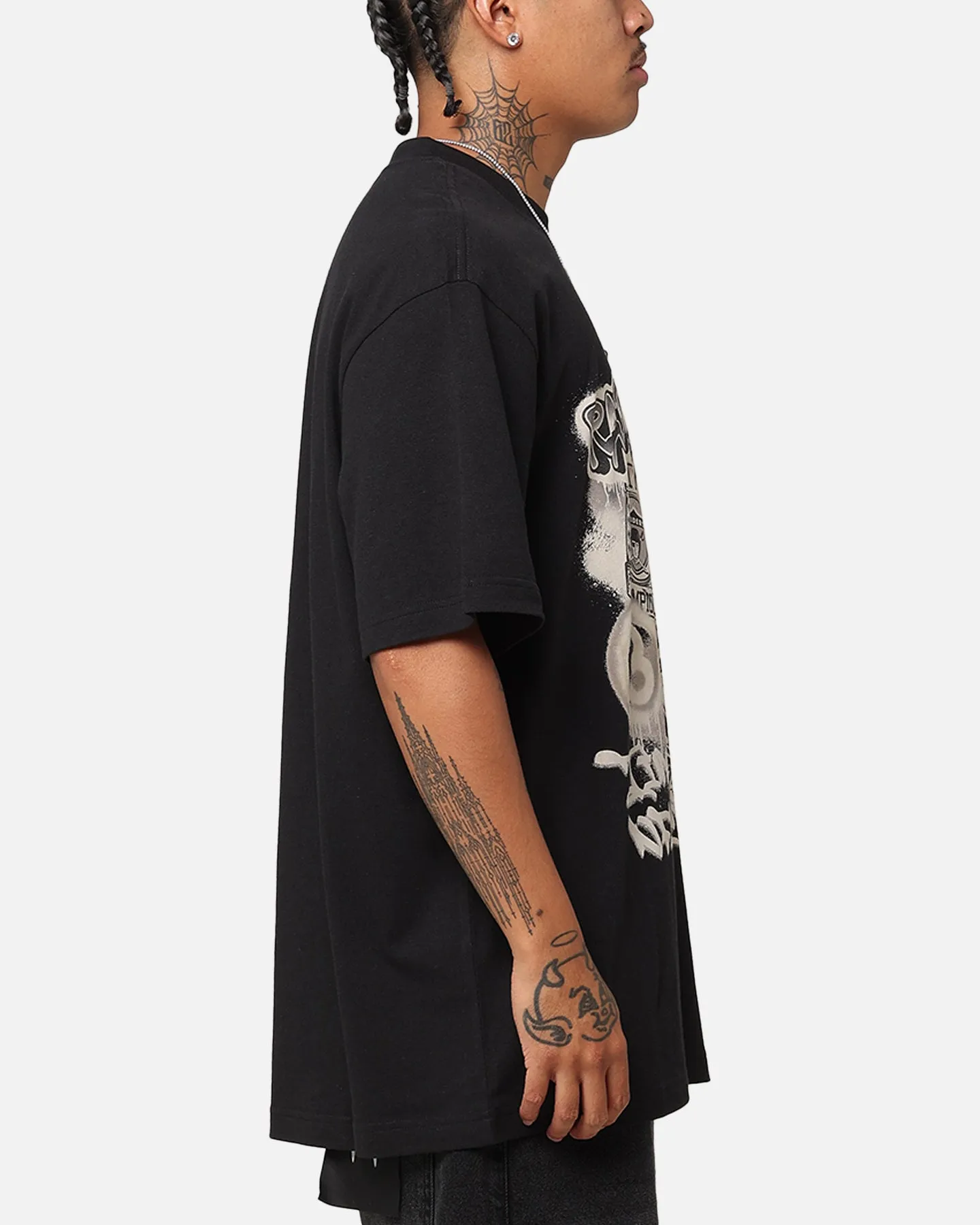 Mitchell & Ness Oakland Raiders Champs Graffiti T-Shirt Faded Black sold by Culture Kings product image thumbnail 4