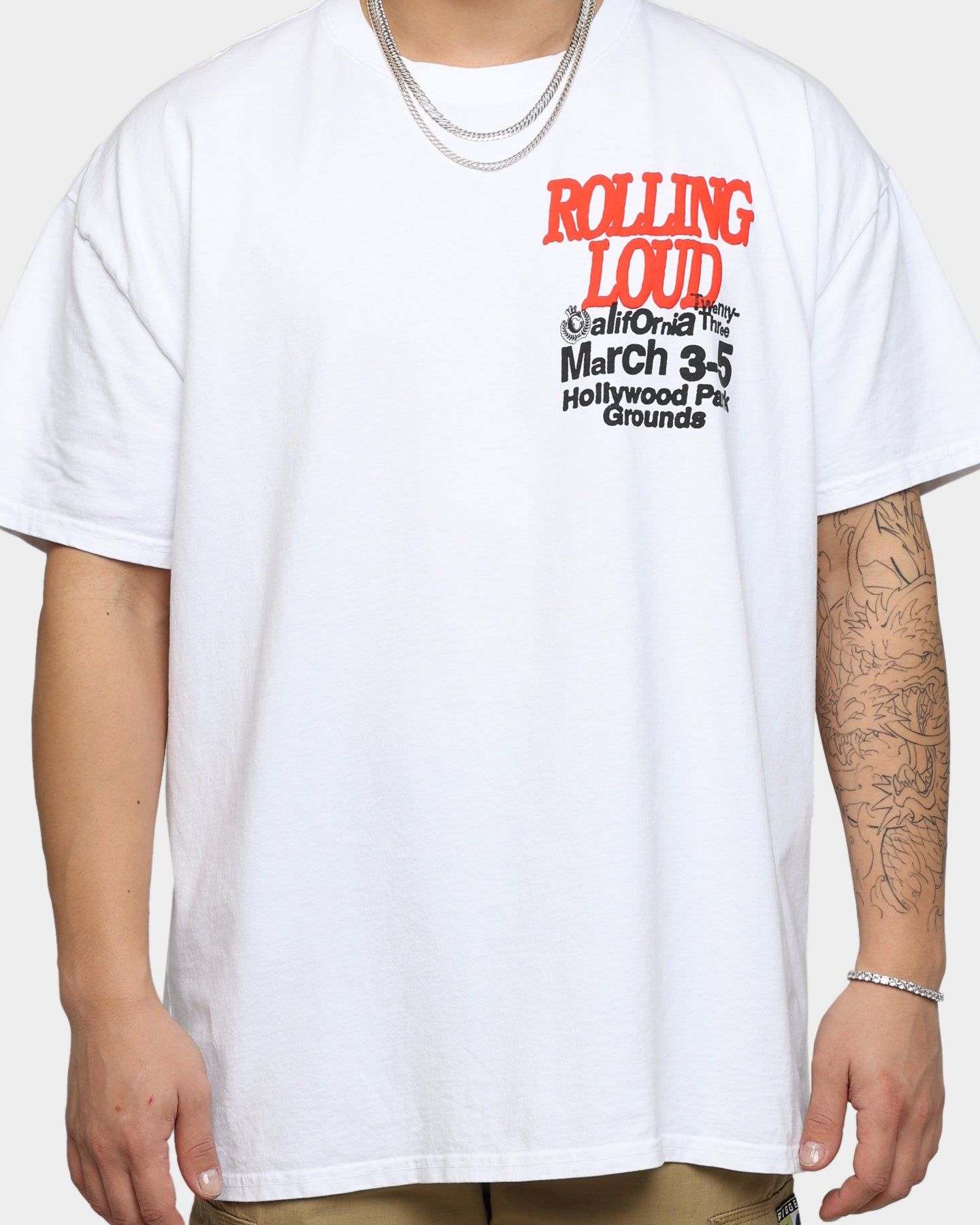 Rolling Loud Rolling Loud Venue T-Shirt White sold by Culture Kings product image thumbnail 4