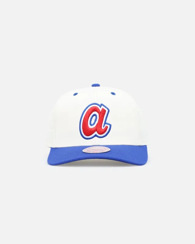 Mitchell & Ness Atlanta Braves Go Team Go Snapback White Cream/Blue sold by Culture Kings