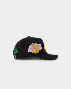 Mitchell & Ness Los Angeles Lakers 'Highway' Pro Crown Snapback Black sold by Culture Kings