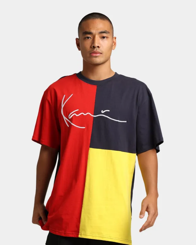Karl Kani Signature Block T-Shirt Red sold by Culture Kings