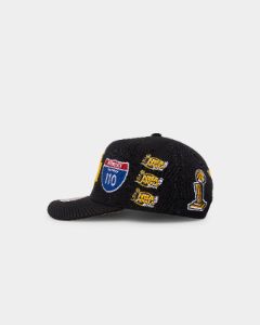Mitchell & Ness Los Angeles Lakers 'Highway' Pro Crown Snapback Black sold by Culture Kings