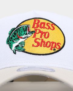 New Era X Nascar 9FORTY A-Frame Trucker Snapback Stone/White sold by Culture Kings