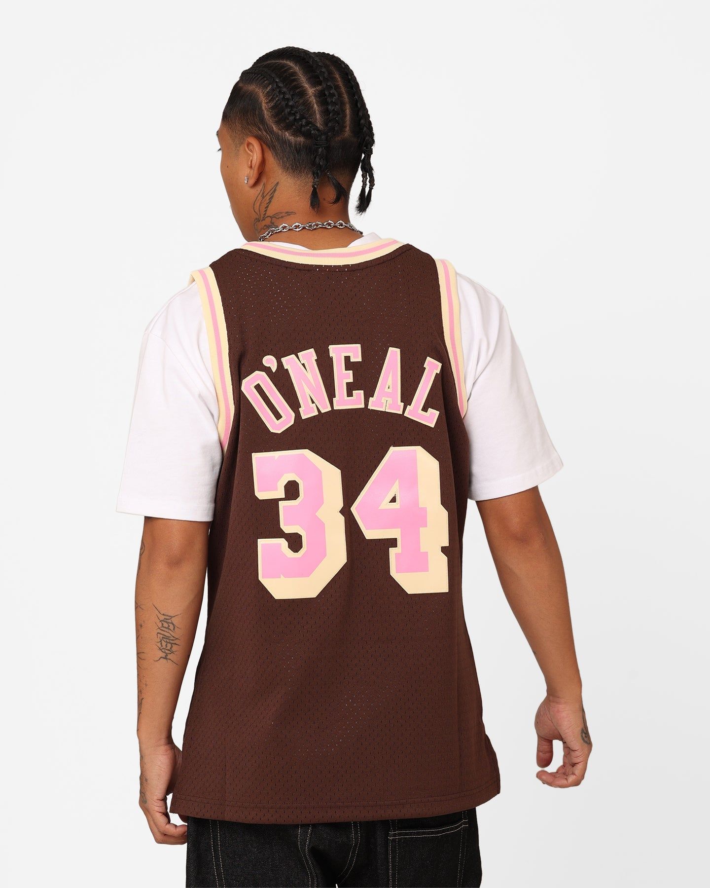 Mitchell & Ness Los Angeles Lakers Shaquille O'Neal Brown Sugar Bacon Swing Jersey Brown sold by Culture Kings product image thumbnail 2