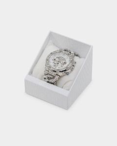 Guess Mainline Baron Silver Watch Silver sold by Culture Kings
