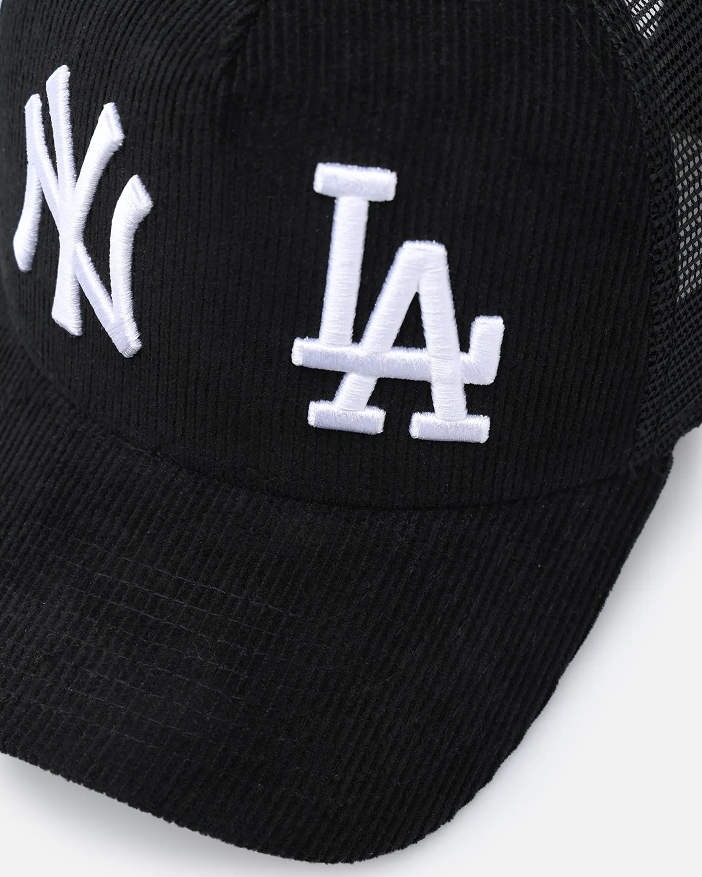 New Era New York Yankees X Los Angeles Dodgers 'Dual Logo' 9FORTY A-Frame Trucker Snapback Black sold by Culture Kings product image thumbnail 2