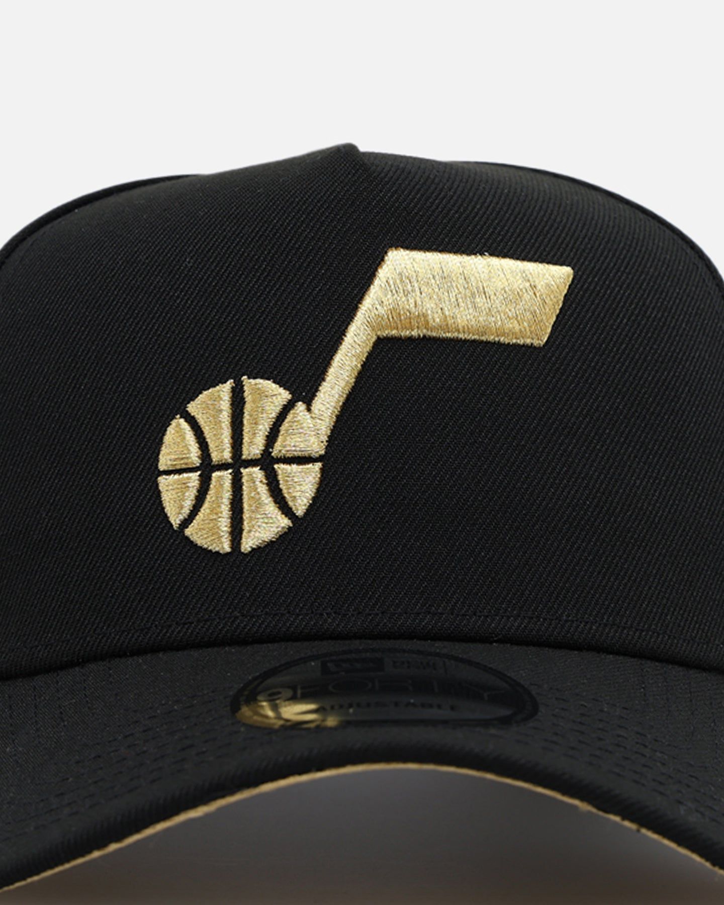 New Era Utah Jazz 'NBA Gold Links' 9FORTY A-Frame Snapback Black/Gold sold by Culture Kings product image thumbnail 5