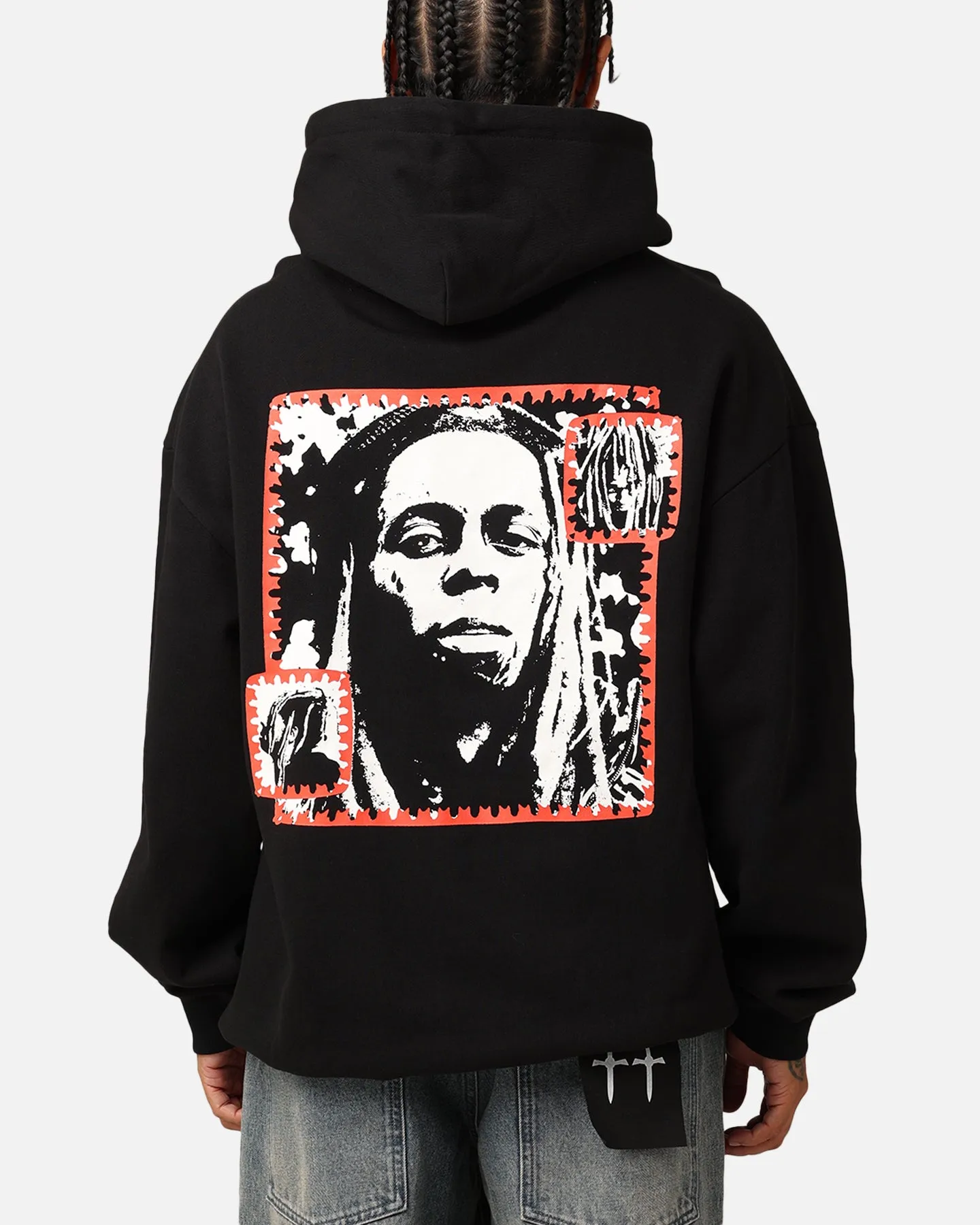 Lil Wayne Red Frame Hoodie Black sold by Culture Kings product image thumbnail 3