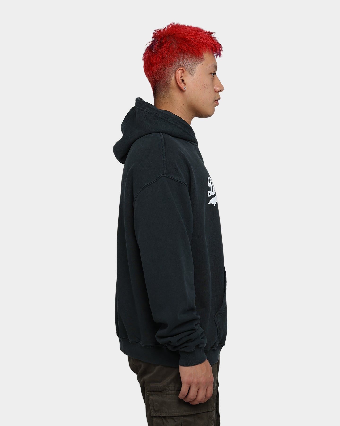 Dreamville Dreamville Logo Vintage Hoodie Washed Black sold by Culture Kings product image thumbnail 6