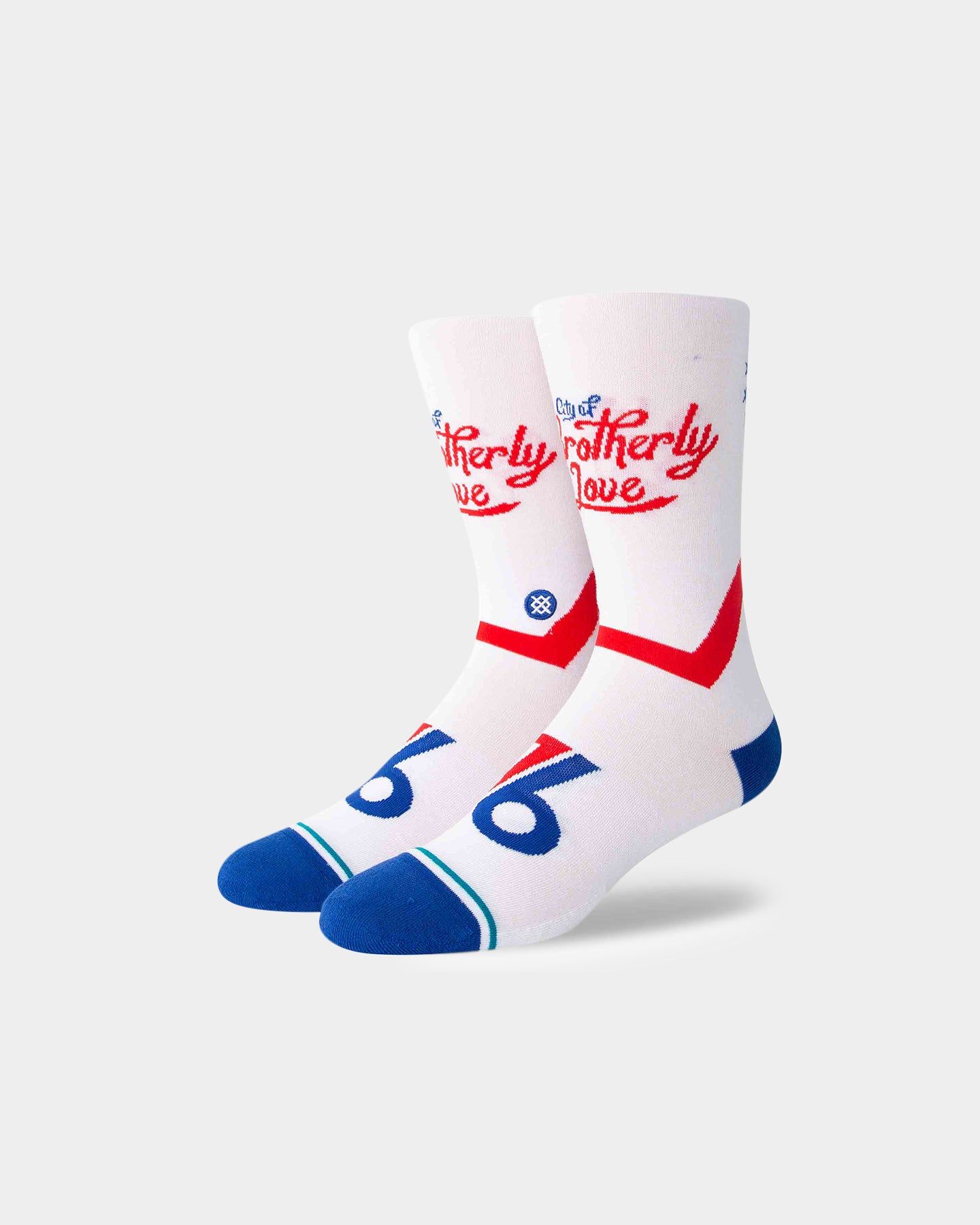 Stance X NBA Philadelphia '76ers CE 2023 Socks White sold by Culture Kings