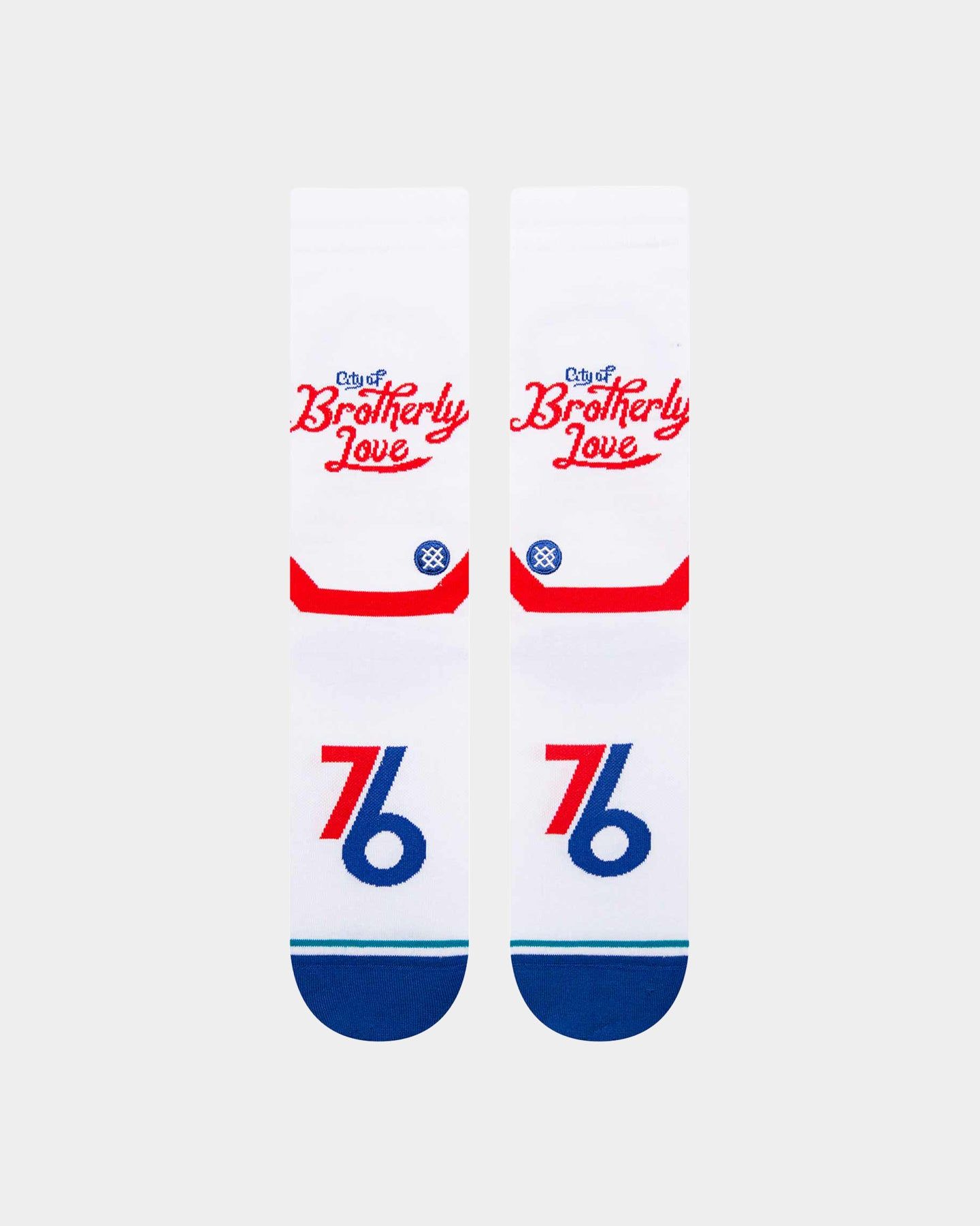 Stance X NBA Philadelphia '76ers CE 2023 Socks White sold by Culture Kings product image thumbnail 2