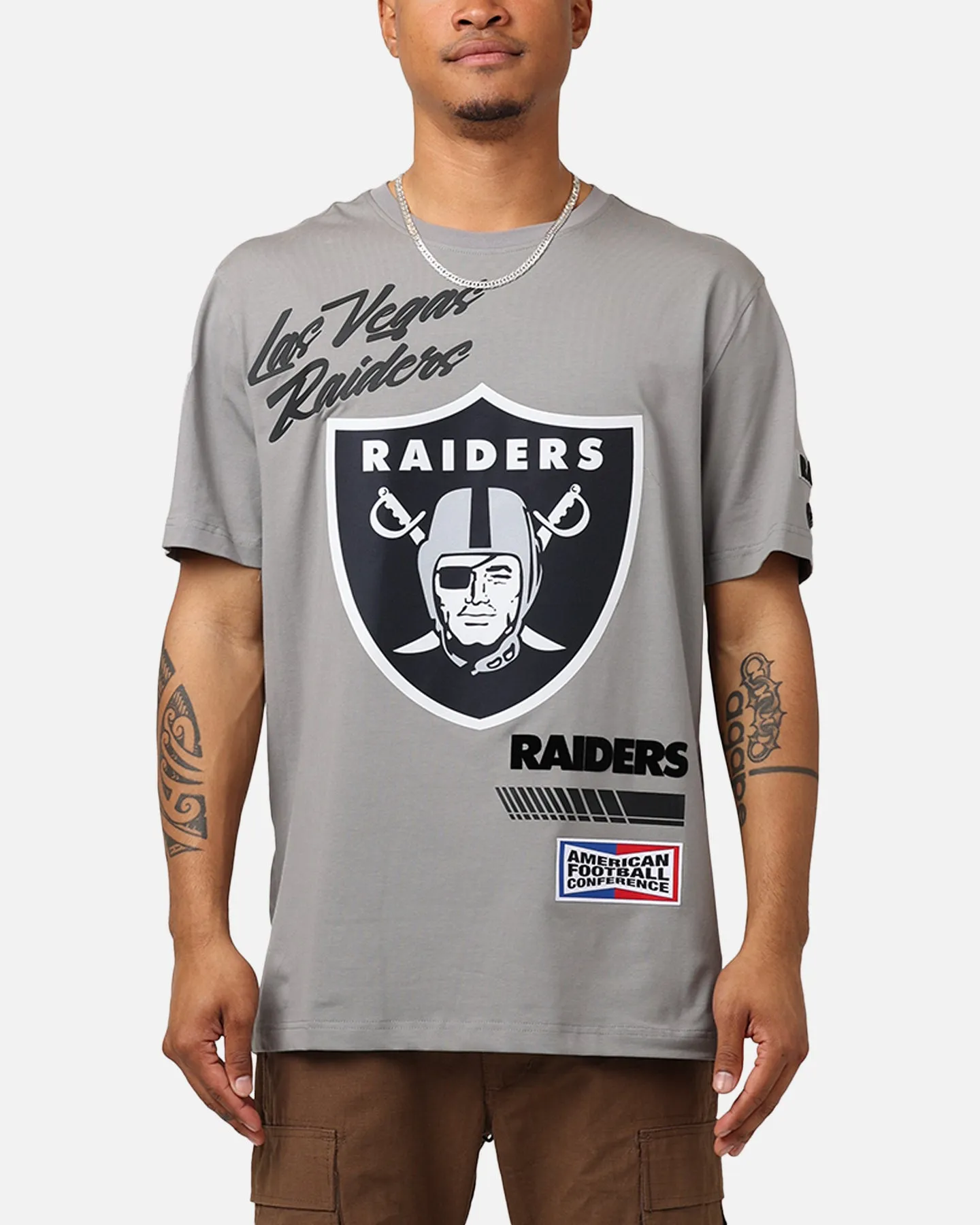 Pro Standard Las Vegas Raiders Fast Lane SJ T-Shirt Grey sold by Culture Kings