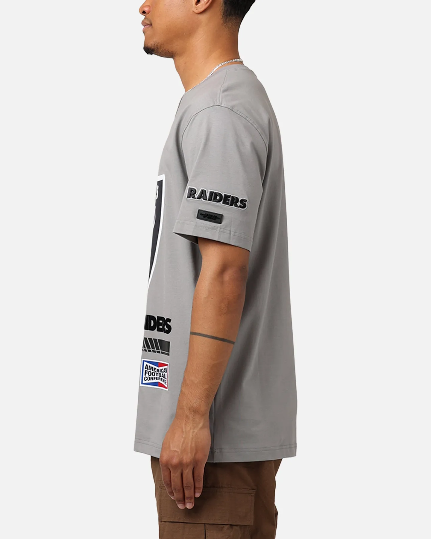Pro Standard Las Vegas Raiders Fast Lane SJ T-Shirt Grey sold by Culture Kings product image thumbnail 4