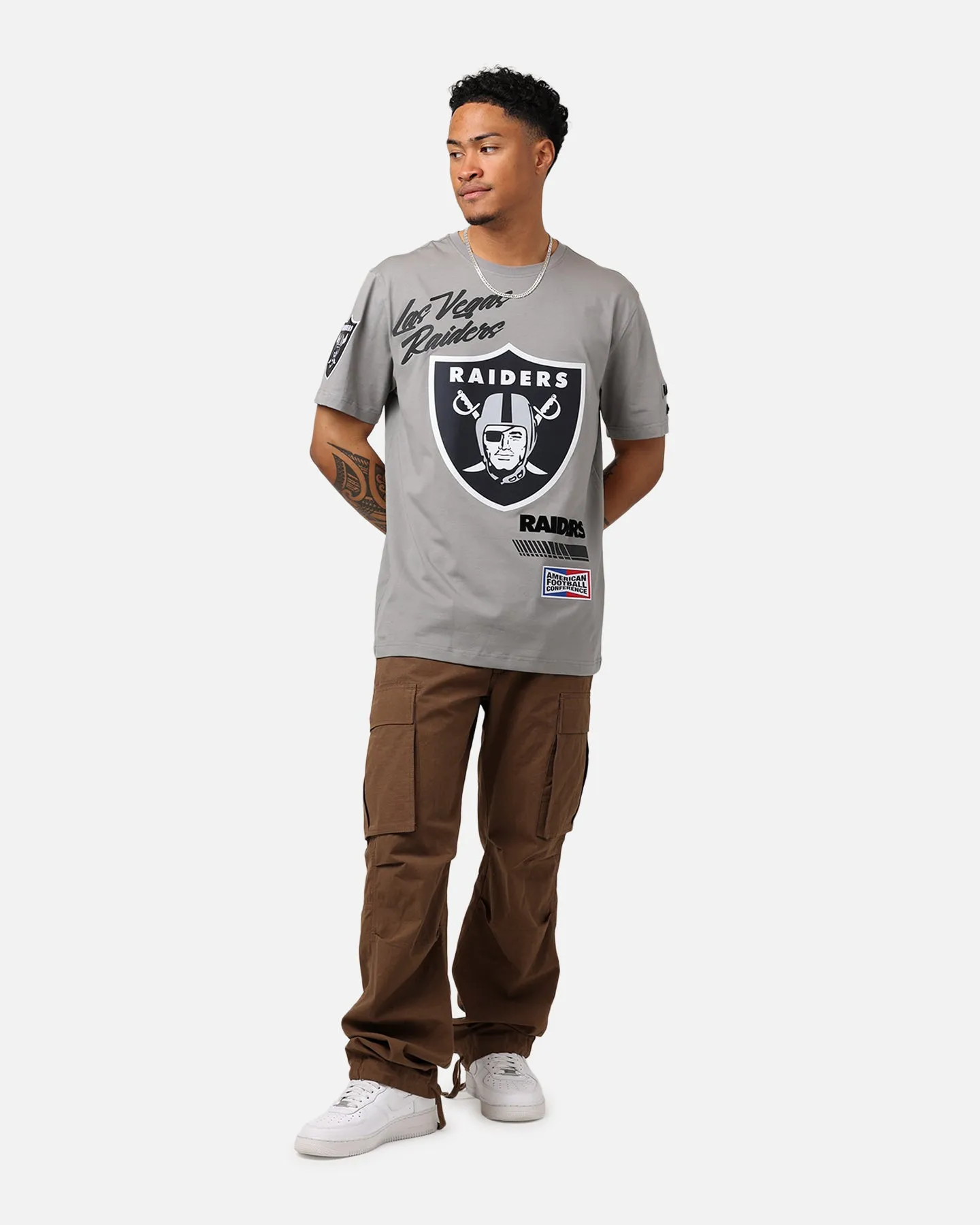 Pro Standard Las Vegas Raiders Fast Lane SJ T-Shirt Grey sold by Culture Kings product image thumbnail 2
