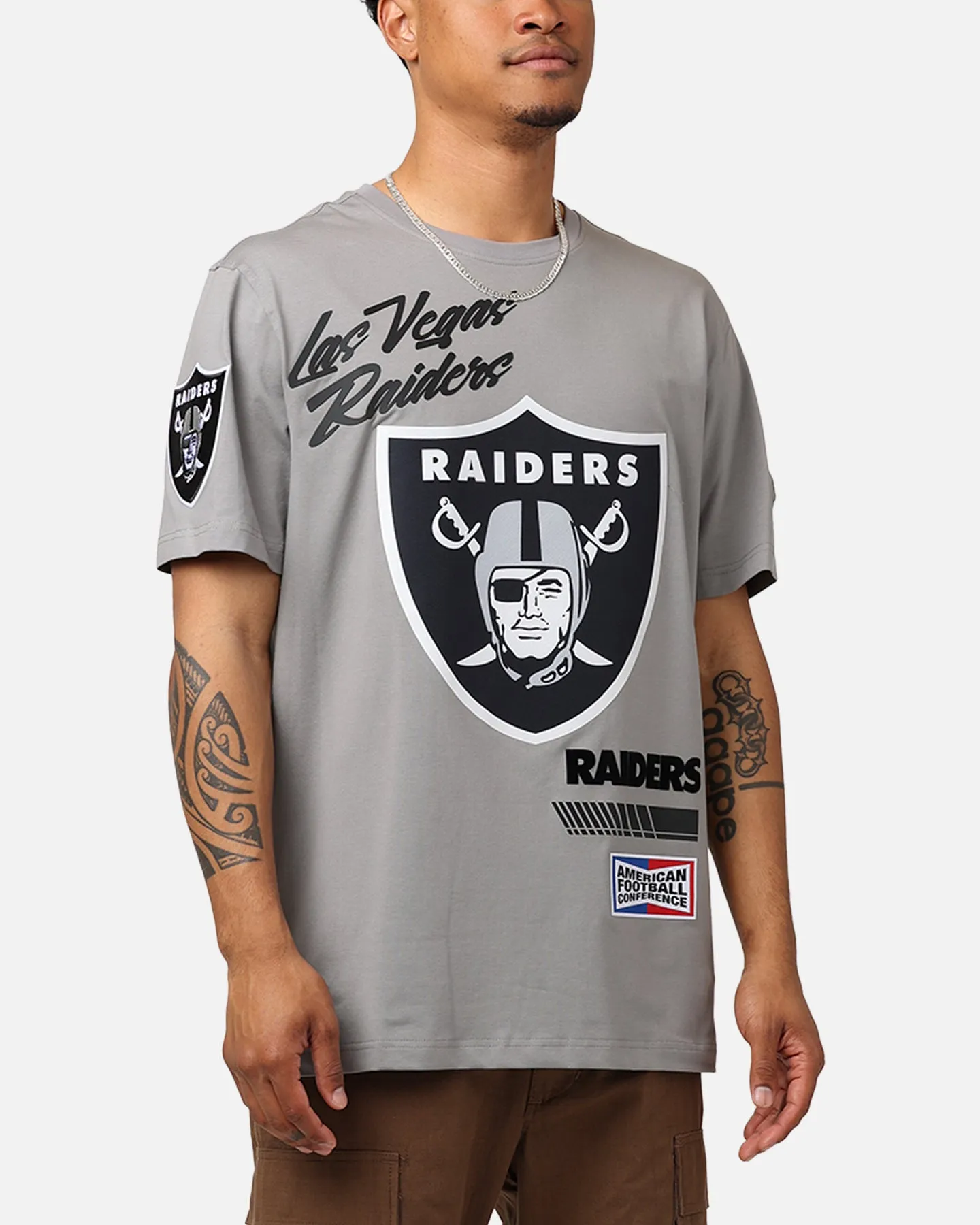 Pro Standard Las Vegas Raiders Fast Lane SJ T-Shirt Grey sold by Culture Kings product image thumbnail 5