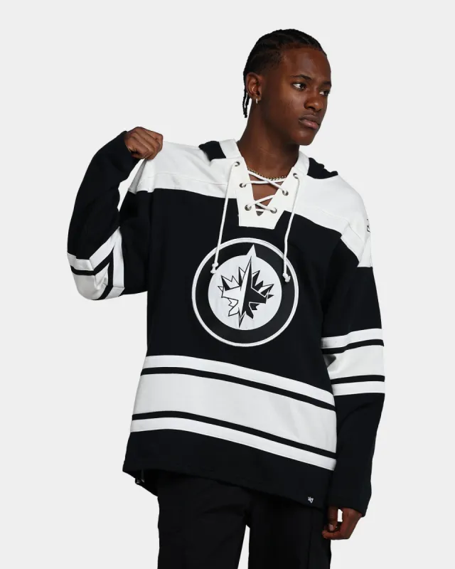 47 Brand Winnipeg Jets Superior Lacer Hoodie Jet Black sold by Culture Kings